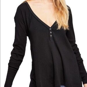 We the free citrine long sleeve thermal top